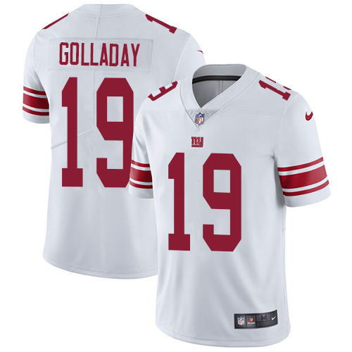 Nike Giants #19 Kenny Golladay White Men's Stitched NFL Vapor Untouchable Limited Jersey Nike Giants #19 Kenny Golladay White Men's Stitched NFL Vapor Untouchable Limited Jersey