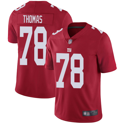 Nike Giants #78 Andrew Thomas Red Men's Stitched NFL Limited Inverted Legend Jersey Nike Giants #78 Andrew Thomas Red Men's Stitched NFL Limited Inverted Legend Jersey