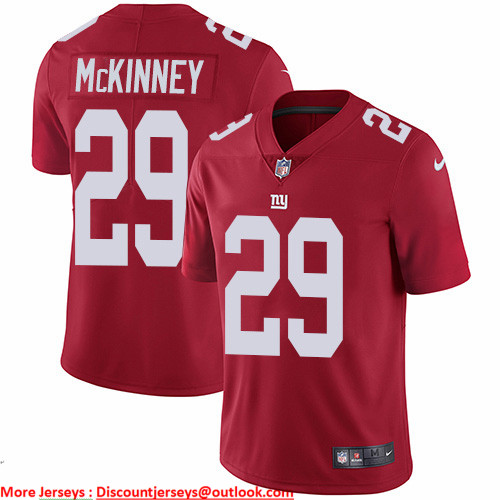 Nike Giants #29 Xavier McKinney Red Alternate Men's Stitched NFL Vapor Untouchable Limited Jersey Nike Giants #29 Xavier McKinney Red Alternate Men's Stitched NFL Vapor Untouchable Limited Jersey