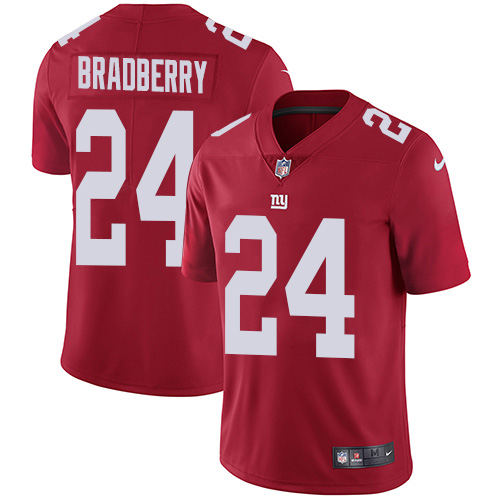 Nike Giants #24 James Bradberry Red Alternate Men's Stitched NFL Vapor Untouchable Limited Jersey Nike Giants #24 James Bradberry Red Alternate Men's Stitched NFL Vapor Untouchable Limited Jersey