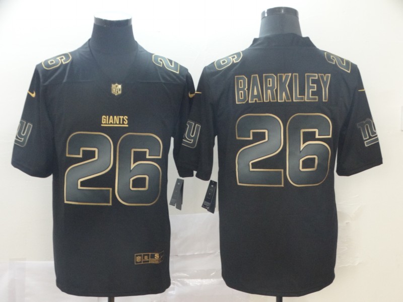 Nike Giants 26 Saquon Barkley Black Gold Vapor Untouchable Limited Jersey Nike Giants 26 Saquon Barkley Black Gold Vapor Untouchable Limited Jersey