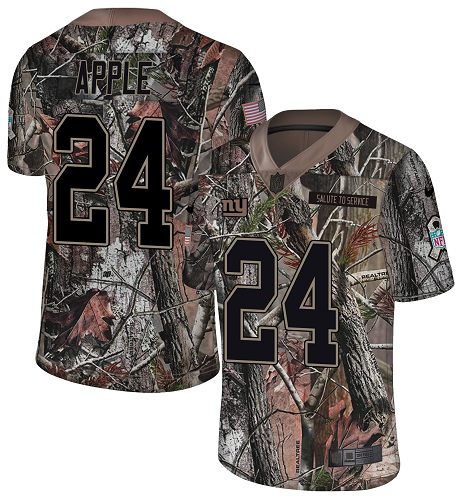 Nike Giants #24 Eli Apple Camo Men's Stitched NFL Limited Rush Realtree Jersey Nike Giants #24 Eli Apple Camo Men's Stitched NFL Limited Rush Realtree Jersey