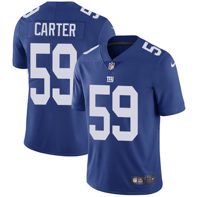 Nike Giants #59 Lorenzo Carter Royal Blue Team Color Men's Stitched NFL Vapor Untouchable Limited Jersey Nike Giants #59 Lorenzo Carter Royal Blue Team Color Men's Stitched NFL Vapor Untouchable Limited Jersey
