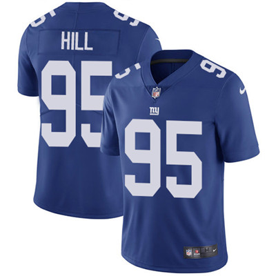 Nike Giants #95 B.J. Hill Royal Blue Team Color Men's Stitched NFL Vapor Untouchable Limited Jersey Nike Giants #95 B.J. Hill Royal Blue Team Color Men's Stitched NFL Vapor Untouchable Limited Jersey