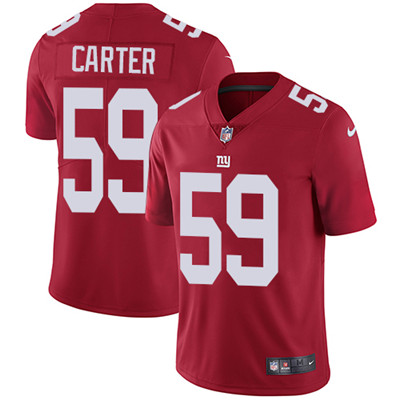 Nike Giants #59 Lorenzo Carter Red Alternate Men's Stitched NFL Vapor Untouchable Limited Jersey Nike Giants #59 Lorenzo Carter Red Alternate Men's Stitched NFL Vapor Untouchable Limited Jersey