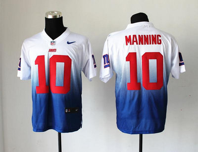 NEW New York Giants 10 Eli Manning White Blue Drift Fashion II Elite NFL Jerseys NEW New York Giants 10 Eli Manning White Blue Drift Fashion II Elite NFL Jerseys