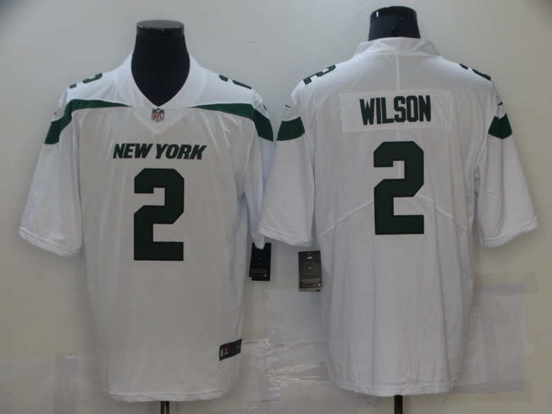 Nike Jets 2 Zach Wilson White 2021 NFL Draft Vapor Untouchable Limited Jersey Nike Jets 2 Zach Wilson White 2021 NFL Draft Vapor Untouchable Limited Jersey