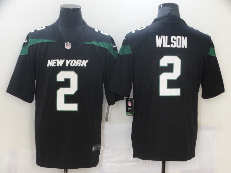 Nike Jets 2 Zach Wilson Black 2021 NFL Draft Vapor Untouchable Limited Jersey Nike Jets 2 Zach Wilson Black 2021 NFL Draft Vapor Untouchable Limited Jersey