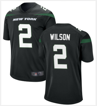 Men New York Jets #2 Zach Wilson Jersey Black 2021 Game Football Men New York Jets #2 Zach Wilson Jersey Black 2021 Game Football