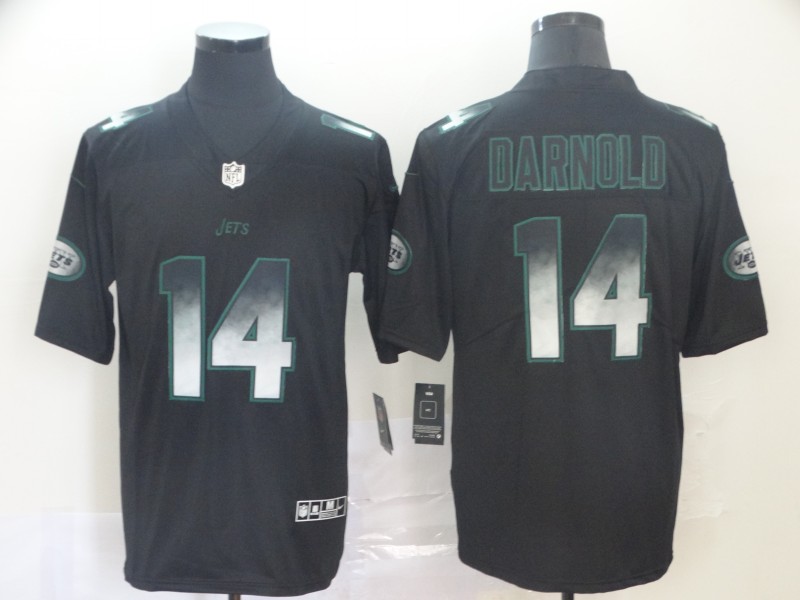 Jets 14 Sam Darnold Black Arch Smoke Vapor Untouchable Limited Jersey Jets 14 Sam Darnold Black Arch Smoke Vapor Untouchable Limited Jersey
