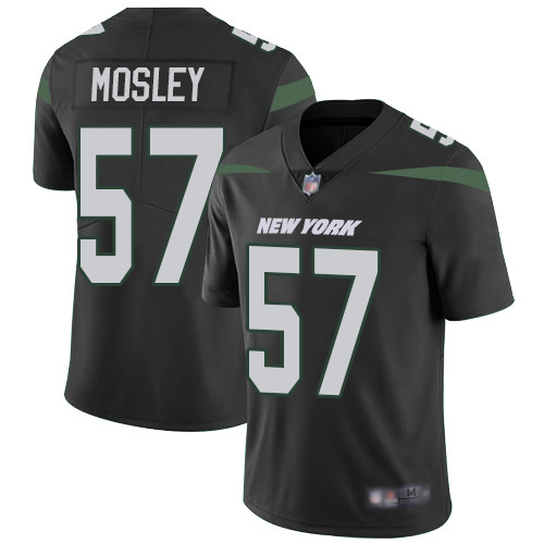 Jets #57 C.J. Mosley Black Alternate Men's Stitched Football Vapor Untouchable Limited Jersey Jets #57 C.J. Mosley Black Alternate Men's Stitched Football Vapor Untouchable Limited Jersey