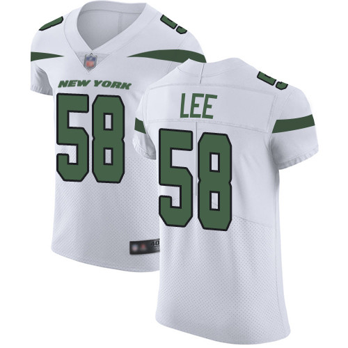 Jets #58 Darron Lee White Men's Stitched Football Vapor Untouchable Elite Jersey Jets #58 Darron Lee White Men's Stitched Football Vapor Untouchable Elite Jersey