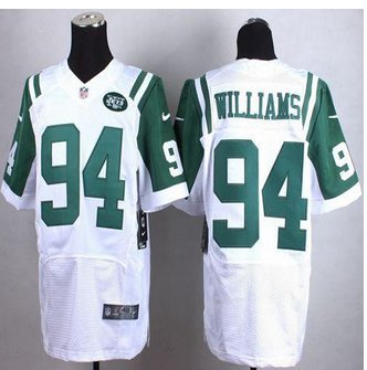 New New York Jets #94 Leonard Williams White Men''s Stitched NFL Elite Jersey