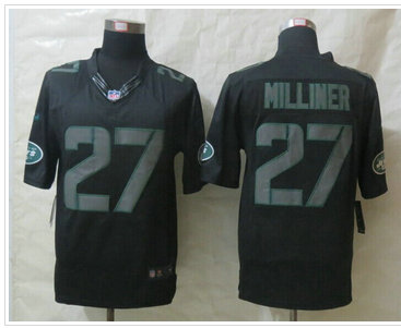 New York Jets #27 dee milliner Impact Black Limited Jerseys