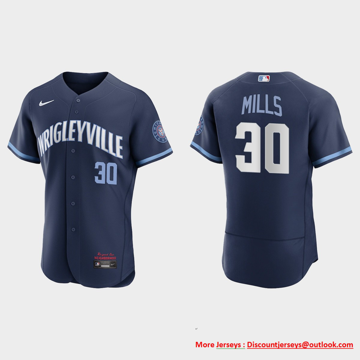 Chicago Cubs #30 Alec Mills Men's Nike 2021 City Connect Authentic Navy MLB Jersey Chicago Cubs #30 Alec Mills Men's Nike 2021 City Connect Authentic Navy MLB Jersey
