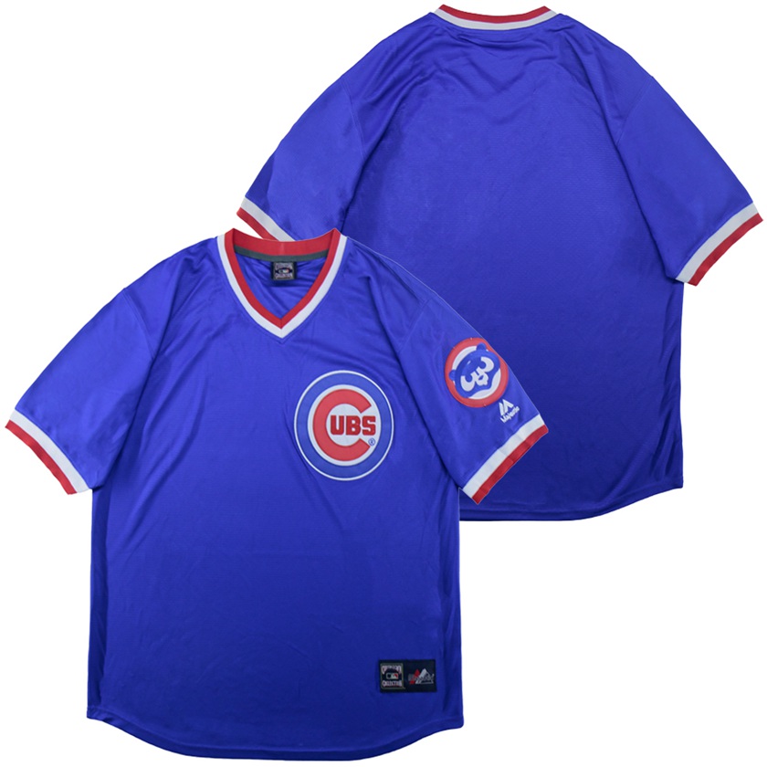 Cubs Blank Blue Throwback Jersey Cubs Blank Blue Throwback Jersey