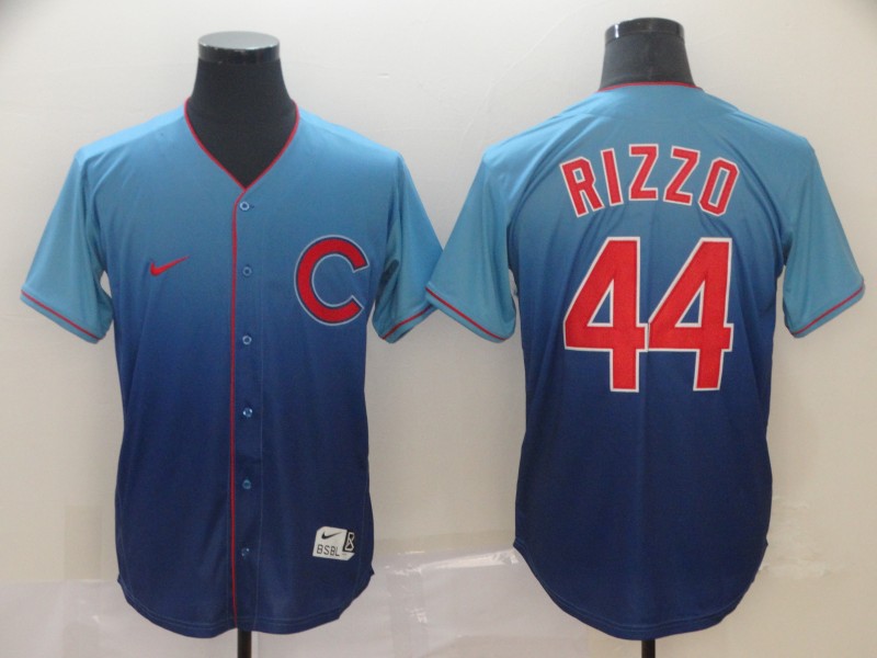 Cubs 44 Anthony Rizzo Blue Drift Fashion Jersey Cubs 44 Anthony Rizzo Blue Drift Fashion Jersey