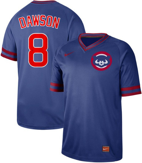 Cubs #8 Andre Dawson Royal Authentic Cooperstown Collection Stitched Baseball Jersey Cubs #8 Andre Dawson Royal Authentic Cooperstown Collection Stitched Baseball Jersey