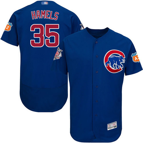 Cubs #35 Cole Hamels Blue Flexbase Authentic Collection Stitched Baseball Jersey Cubs #35 Cole Hamels Blue Flexbase Authentic Collection Stitched Baseball Jersey