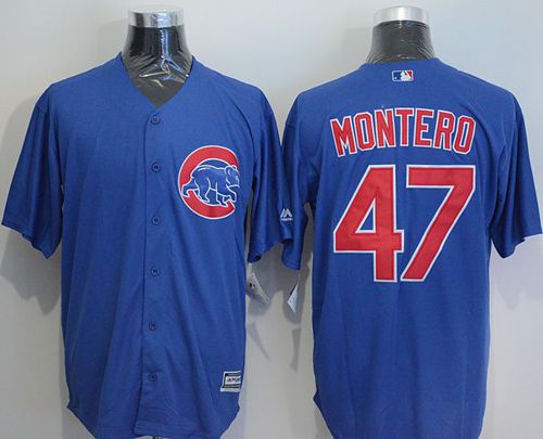 Cubs #47 Miguel Montero Blue New Cool Base Stitched MLB Jersey Cubs #47 Miguel Montero Blue New Cool Base Stitched MLB Jersey