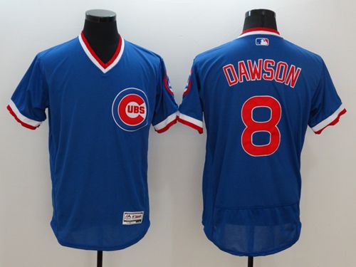 Cubs #8 Andre Dawson Blue Flexbase Authentic Collection Cooperstown Stitched MLB Jersey Cubs #8 Andre Dawson Blue Flexbase Authentic Collection Cooperstown Stitched MLB Jersey