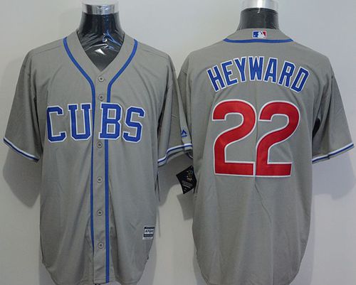 Cubs #22 Jason Heyward Grey New Cool Base Alternate Road Stitched MLB Jersey Cubs #22 Jason Heyward Grey New Cool Base Alternate Road Stitched MLB Jersey
