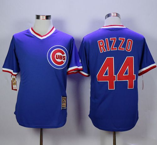 Cubs #44 Anthony Rizzo Blue Cooperstown Stitched MLB Jersey Cubs #44 Anthony Rizzo Blue Cooperstown Stitched MLB Jersey
