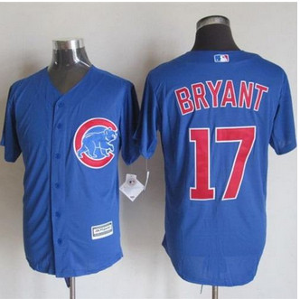 Chicago Cubs #17 Kris Bryant Blue New Cool Base Stitched Baseball Jersey Chicago Cubs #17 Kris Bryant Blue New Cool Base Stitched Baseball Jersey