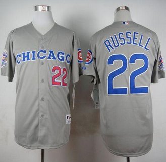 Chicago Cubs #22 Addison Russell Grey 1990 Turn Back The Clock Stitched Baseball jersey Chicago Cubs #22 Addison Russell Grey 1990 Turn Back The Clock Stitched Baseball jersey