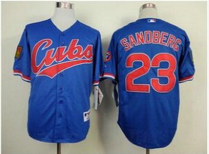 Chicago Cubs #23 sandberg Blue jerseys Chicago Cubs #23 sandberg Blue jerseys
