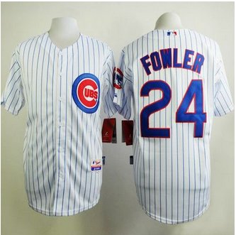 Chicago Cubs #24 Dexter Fowler White Home Cool Base Stitched Baseball Jersey Chicago Cubs #24 Dexter Fowler White Home Cool Base Stitched Baseball Jersey