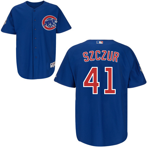 Chicago Cubs 41# Szczur Blue Authentic Personalized Alternate Jersey Chicago Cubs 41# Szczur Blue Authentic Personalized Alternate Jersey