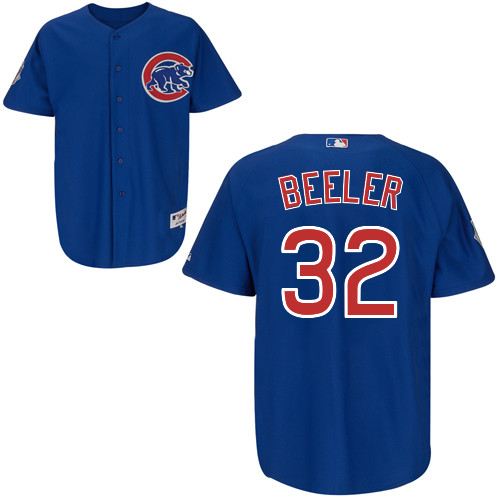 Chicago Cubs 32# Beeler Blue Authentic Personalized Alternate Jersey Chicago Cubs 32# Beeler Blue Authentic Personalized Alternate Jersey