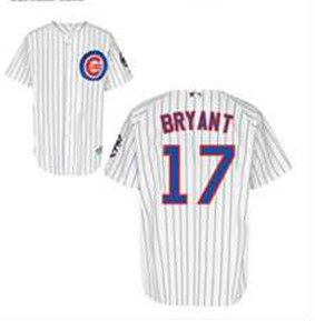 Chicago Cubs #17 kris BRYANT MLB white jersey Chicago Cubs #17 kris BRYANT MLB white jersey