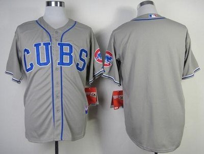 Chicago Cubs Blank Grey Alternate Road Cool Base Stitched Baseball Jersey Chicago Cubs Blank Grey Alternate Road Cool Base Stitched Baseball Jersey