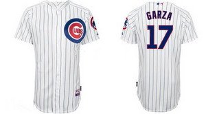 Chicago Cubs 17 Matt Garza White (blue stripe) Jerseys Chicago Cubs 17 Matt Garza White (blue stripe) Jerseys