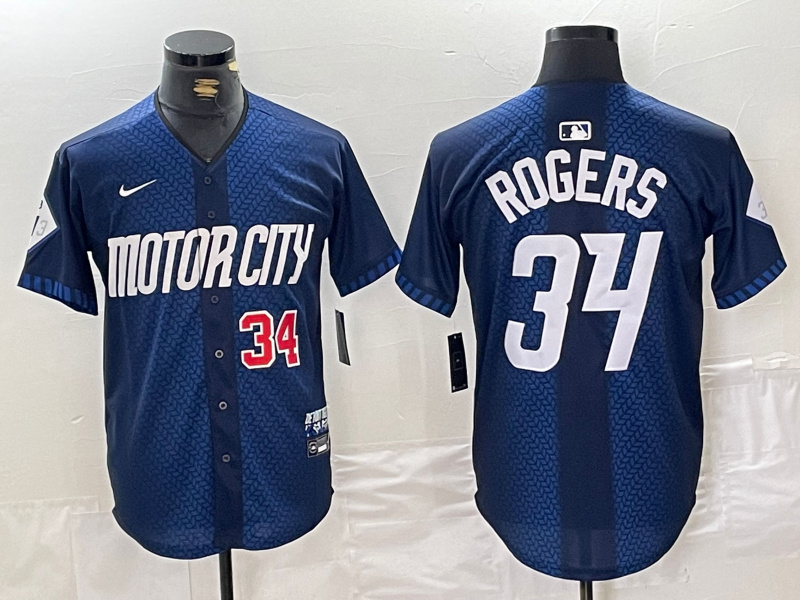 Men's Detroit Tigers #34 Jake Rogers 2024 Navy City Connect Cool Base Limited Stitched Jersey 3 Men's Detroit Tigers #34 Jake Rogers 2024 Navy City Connect Cool Base Limited Stitched Jersey 3