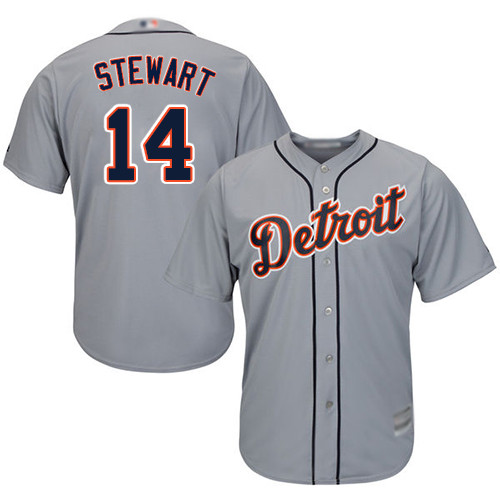 Tigers #14 Christin Stewart Grey New Cool Base Stitched Baseball Jersey Tigers #14 Christin Stewart Grey New Cool Base Stitched Baseball Jersey
