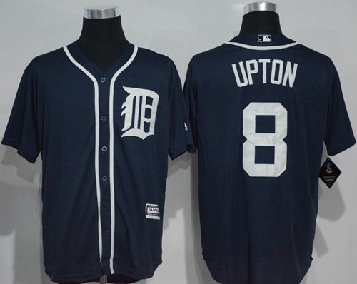 Tigers #8 Justin Upton Navy Blue New Cool Base Stitched MLB Jersey Tigers #8 Justin Upton Navy Blue New Cool Base Stitched MLB Jersey