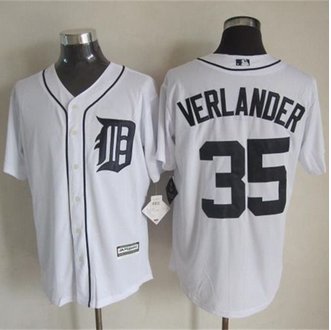 Detroit Tigers #35 Justin Verlander New White Cool Base Stitched Baseball Jersey Detroit Tigers #35 Justin Verlander New White Cool Base Stitched Baseball Jersey