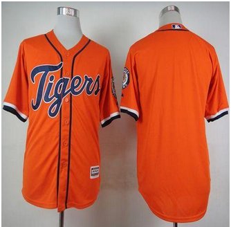 Detroit Tigers Blank Orange Cool Base Stitched Baseball Jersey Detroit Tigers Blank Orange Cool Base Stitched Baseball Jersey