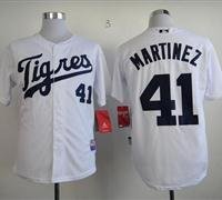 NEW Detroit Tigers #41 Victor Martinez White (Los Tigres) Baseball Jersey NEW Detroit Tigers #41 Victor Martinez White (Los Tigres) Baseball Jersey