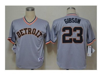 Detroit Tigers #23 Gibson Grey(m&n) mlb jerseys Detroit Tigers #23 Gibson Grey(m&n) mlb jerseys