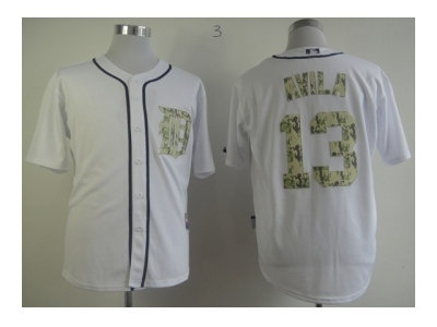 mlb jerseys detroit tigers #13 avila white(number camo) mlb jerseys detroit tigers #13 avila white(number camo)