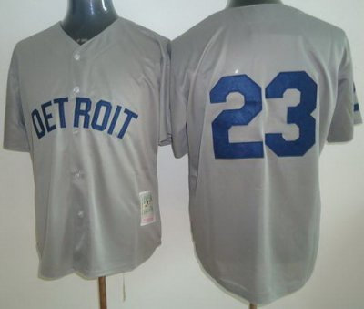 Detroit Tigers 23 Willie Horton Throwback M&N Grey Jerseys Detroit Tigers 23 Willie Horton Throwback M&N Grey Jerseys