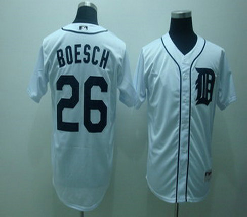 Detroit Tigers 26 Brennan Boesch White Jersey Detroit Tigers 26 Brennan Boesch White Jersey