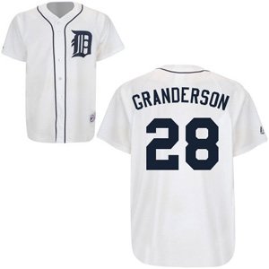Detroit Tigers 28 C Granderson white Home Detroit Tigers 28 C Granderson white Home