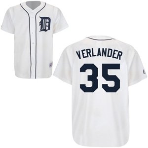 Detroit Tigers 35 J Verlander white Home Detroit Tigers 35 J Verlander white Home