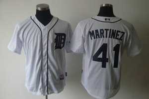 Detroit Tigers 41 Victor Martinez White Cool Base Detroit Tigers 41 Victor Martinez White Cool Base