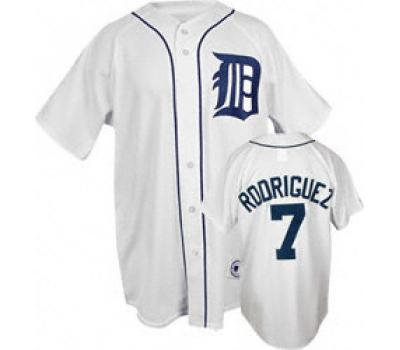 Detroit Tigers 7 Ivan Rodriguez White Detroit Tigers 7 Ivan Rodriguez White